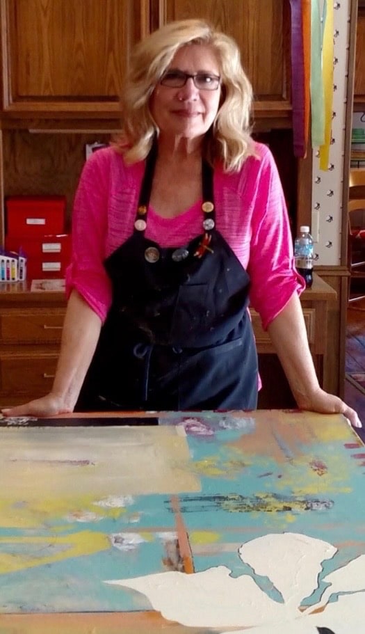 Portrait of Pamela J. Beck, multi-media artist based in Kingwood, Texas