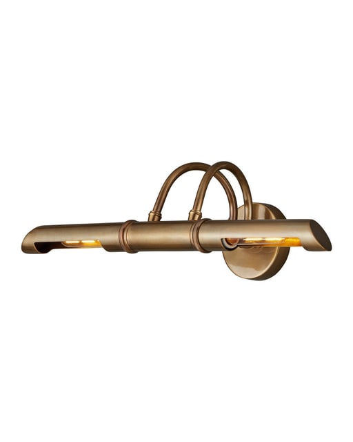 A classic brass art light.